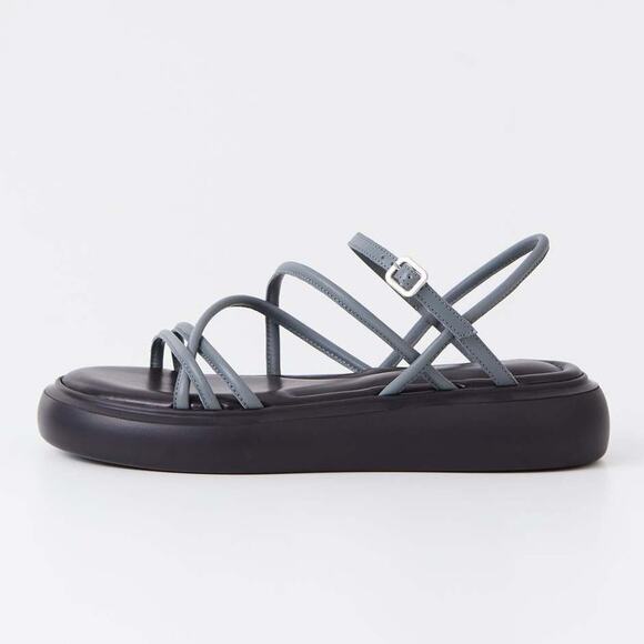 Vagabond Shoemakers Blenda Strappy Platform Sandals in Ash Blue Size 38 - Picture 1 of 13